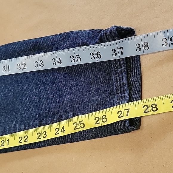 Express Size 4 High-Rise Skinny Hyper Stretch Denim Blue Jeans, Gently Used Cond - Picture 6 of 13